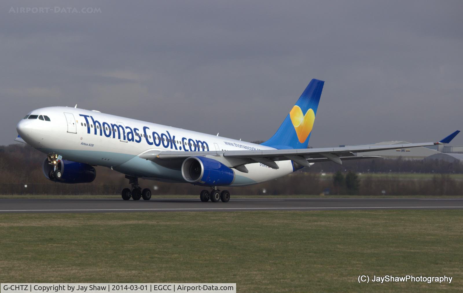 G-CHTZ, 2001 Airbus A330-243 C/N 398, Departure 23L Manchester EGCC