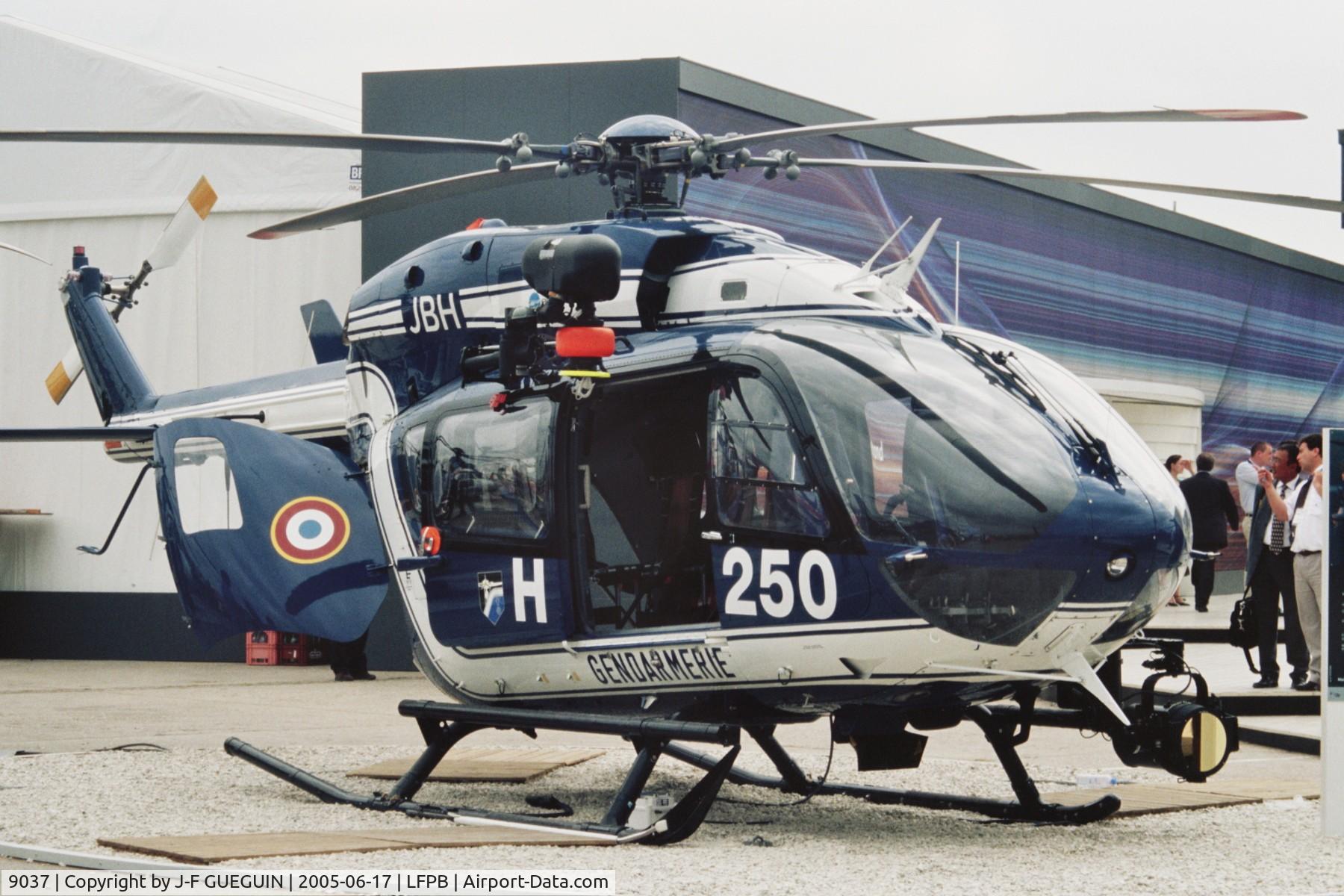 9037, 2005 Eurocopter-Kawasaki EC-145 (BK-117C-2) C/N 9037, On display at Paris-Le Bourget 2005 airshow.
