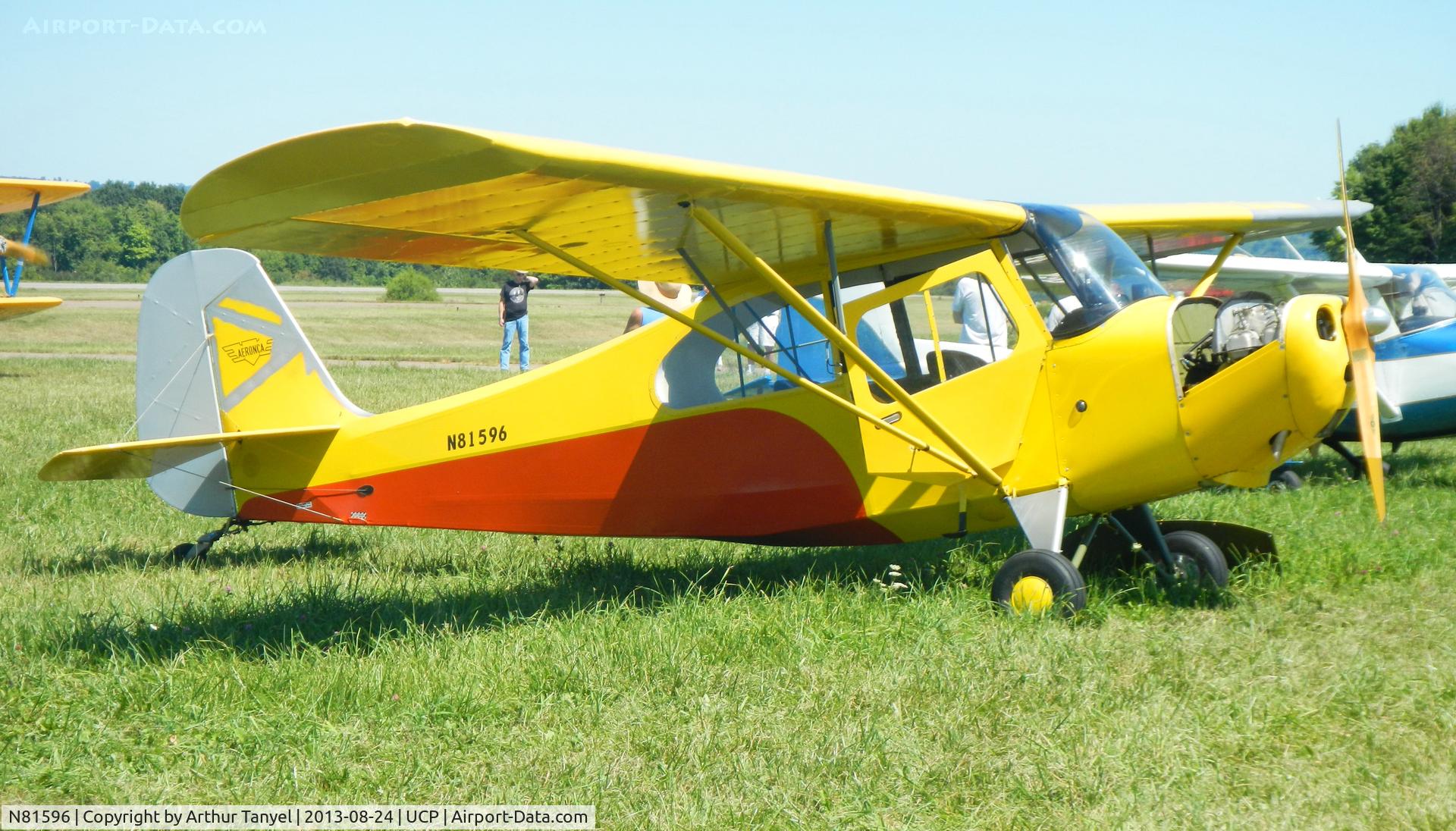 N81596, 1945 Aeronca 7AC Champion C/N 7AC-215, On display @ UCP Wheels and Wings Airshow