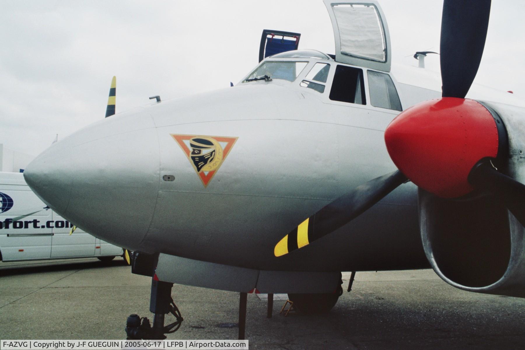 F-AZVG, Dassault MD-312 Flamant C/N 189, On display at Paris-Le Bourget 2005 airshow.