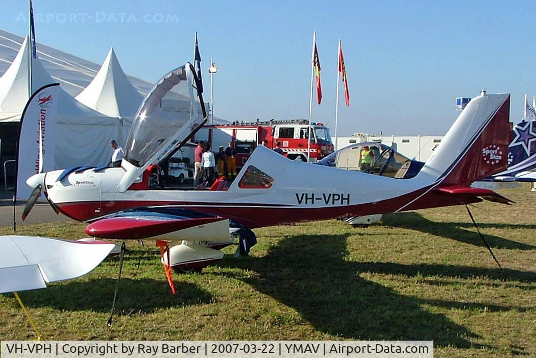VH-VPH, 2006 Evektor-Aerotechnik SportStar C/N 2005-0504, Evektor SportStar [2005-0504] Avalon~VH 22/03/2007