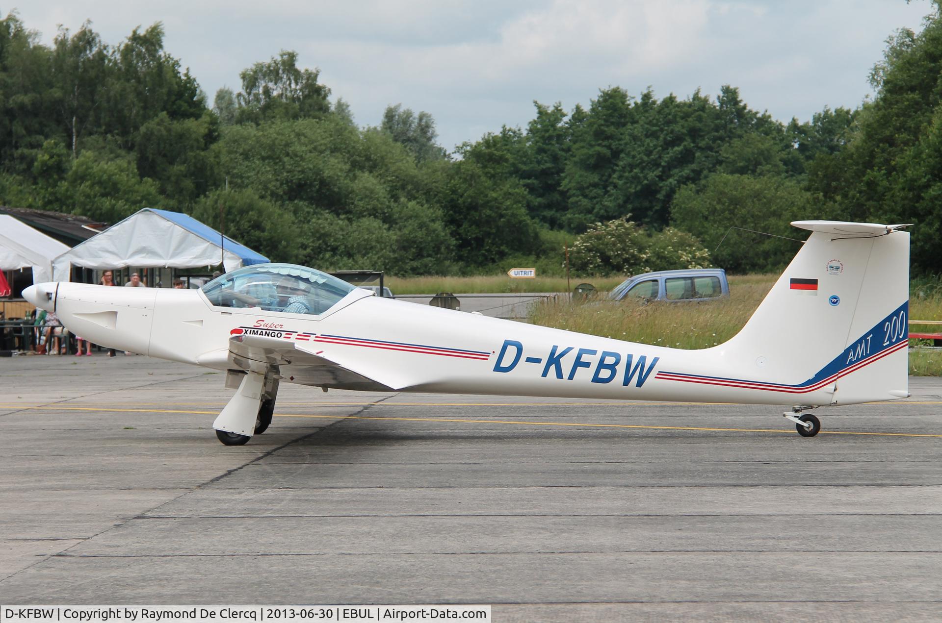 D-KFBW, Aeromot AMT-200 Super Ximango C/N 200.070, Open Door at Ursel  30-6-2013