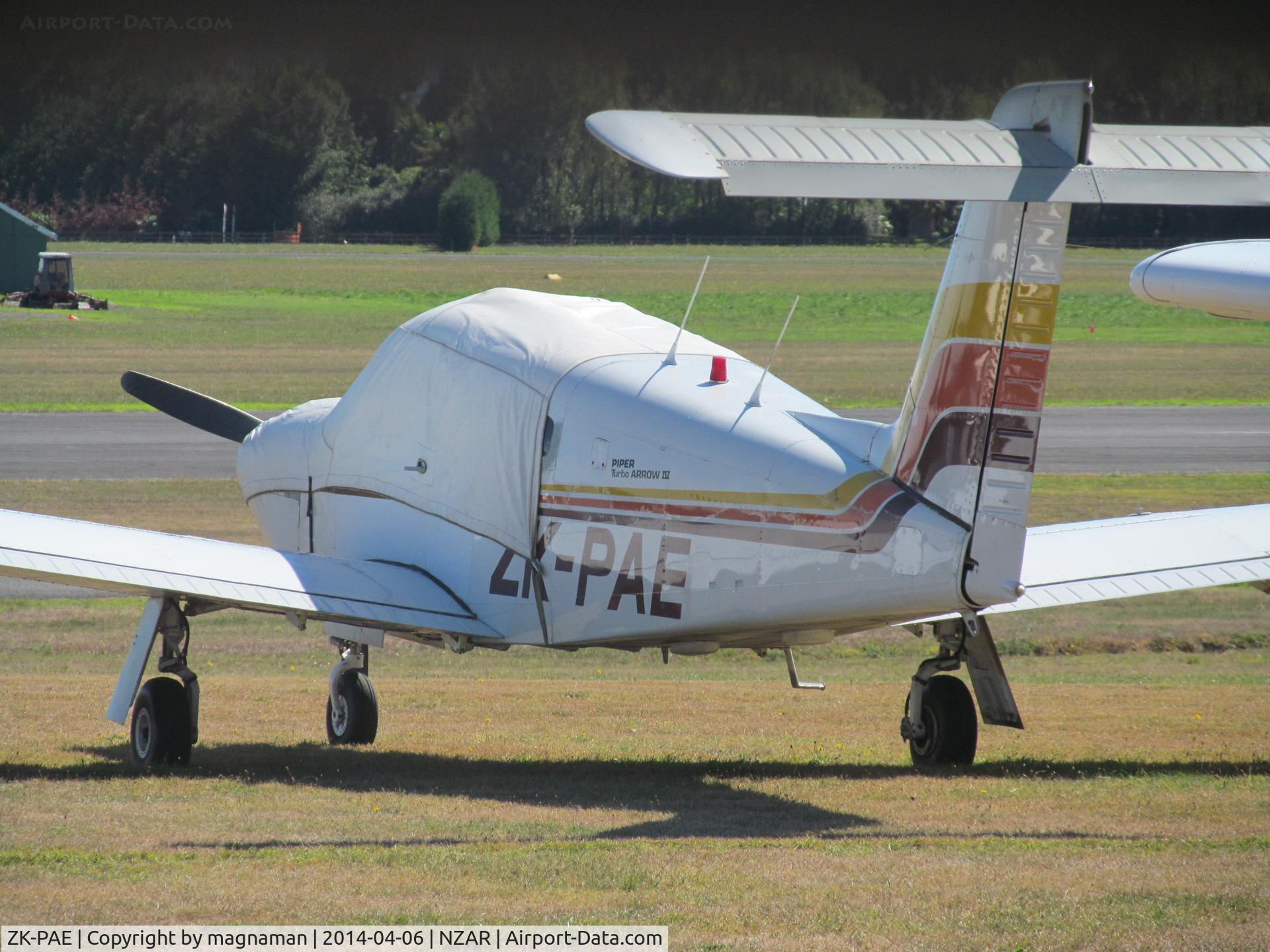 ZK-PAE, Piper PA-28RT-201T Turbo Arrow IV C/N 28R-7931016, Even today's good weather could not temp this one out to fly
