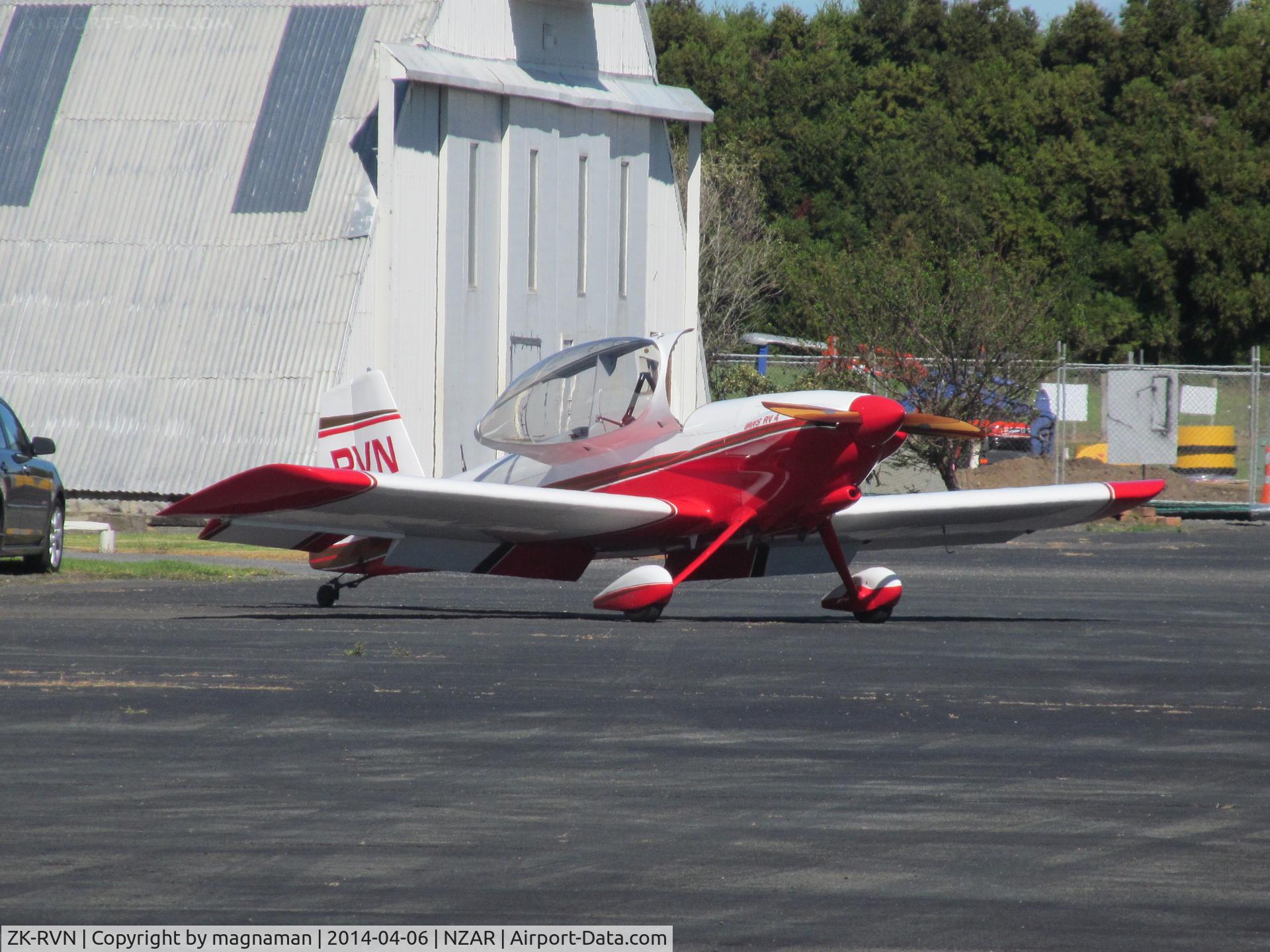 ZK-RVN, Vans RV-4 C/N v277, About to leave for fun flight
