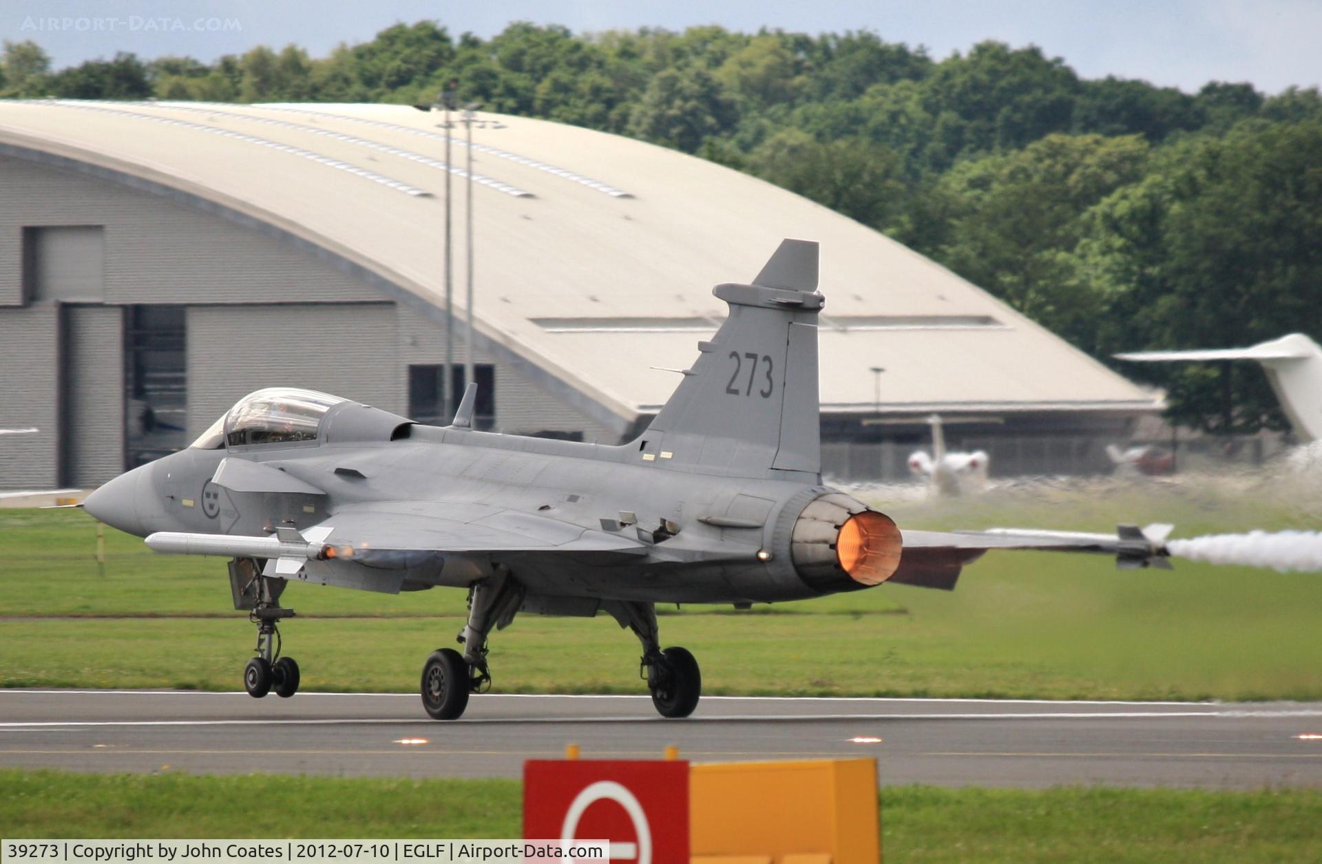 39273, Saab JAS-39C Gripen C/N 39273, Take off to display at FIA 2012