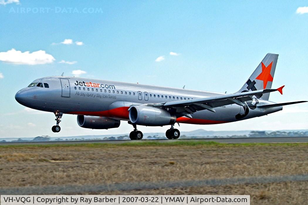 VH-VQG, 2006 Airbus A320-232 C/N 2787, Airbus A320-232 [2787] (Jetstar Airways) Avalon~VH 22/03/2007