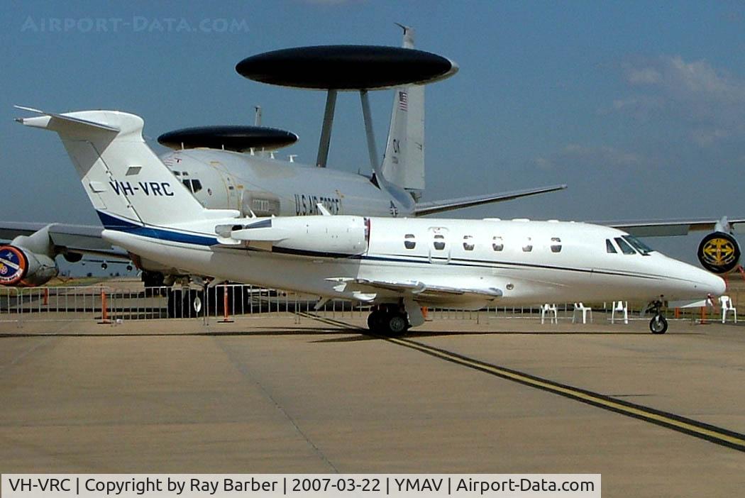 VH-VRC, 1998 Cessna 650 Citation VII C/N 650-7089, Cessna 650 Citation VII [650-7089] Avalon~VH 22/03/2007