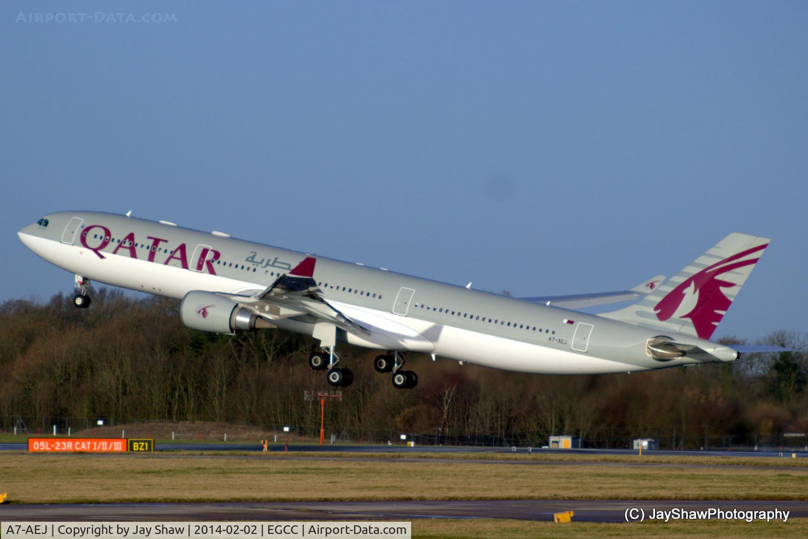 A7-AEJ, 2007 Airbus A330-302 C/N 826, Departure 23R EGCC