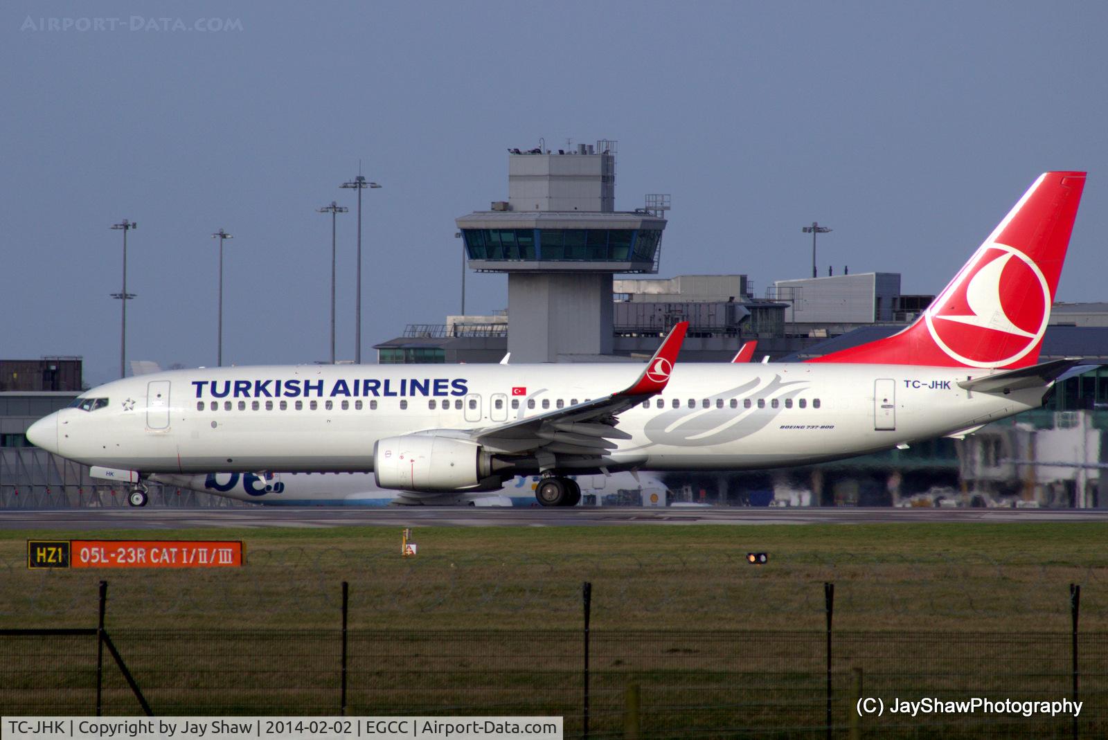 TC-JHK, 2011 Boeing 737-8F2 C/N 40975, Departure 23R EGCC