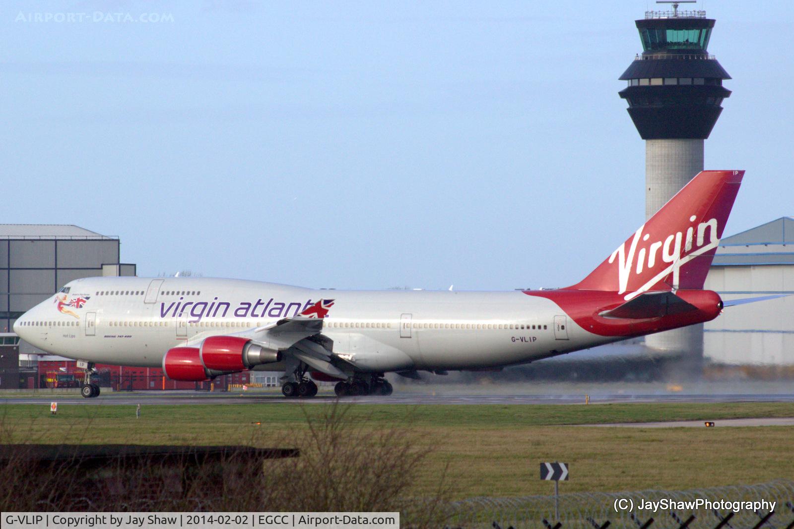 G-VLIP, 2001 Boeing 747-443 C/N 32338, Departure 23R EGCC
