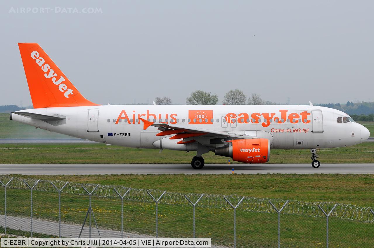G-EZBR, 2007 Airbus A319-111 C/N 3088, EasyJet