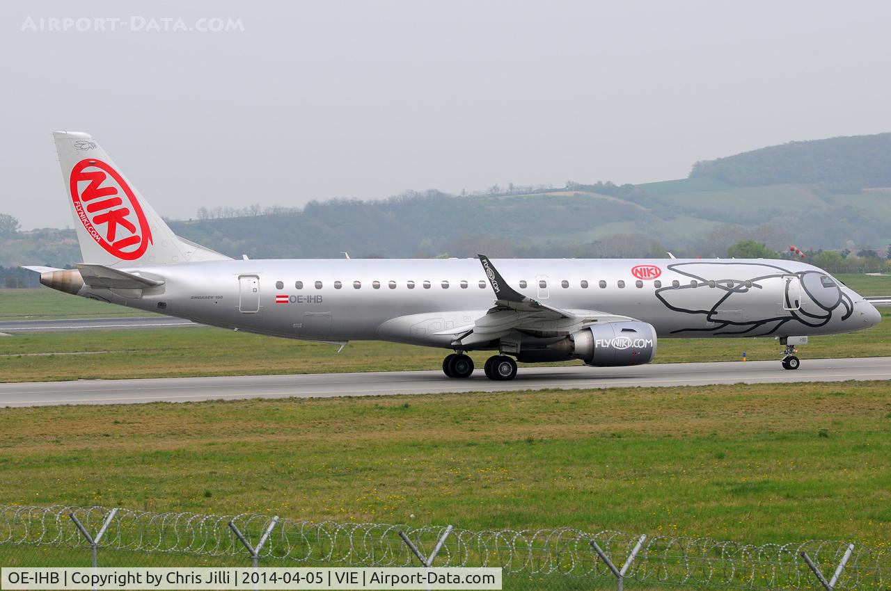 OE-IHB, 2009 Embraer 190LR (ERJ-190-100LR) C/N 19000294, NIKI