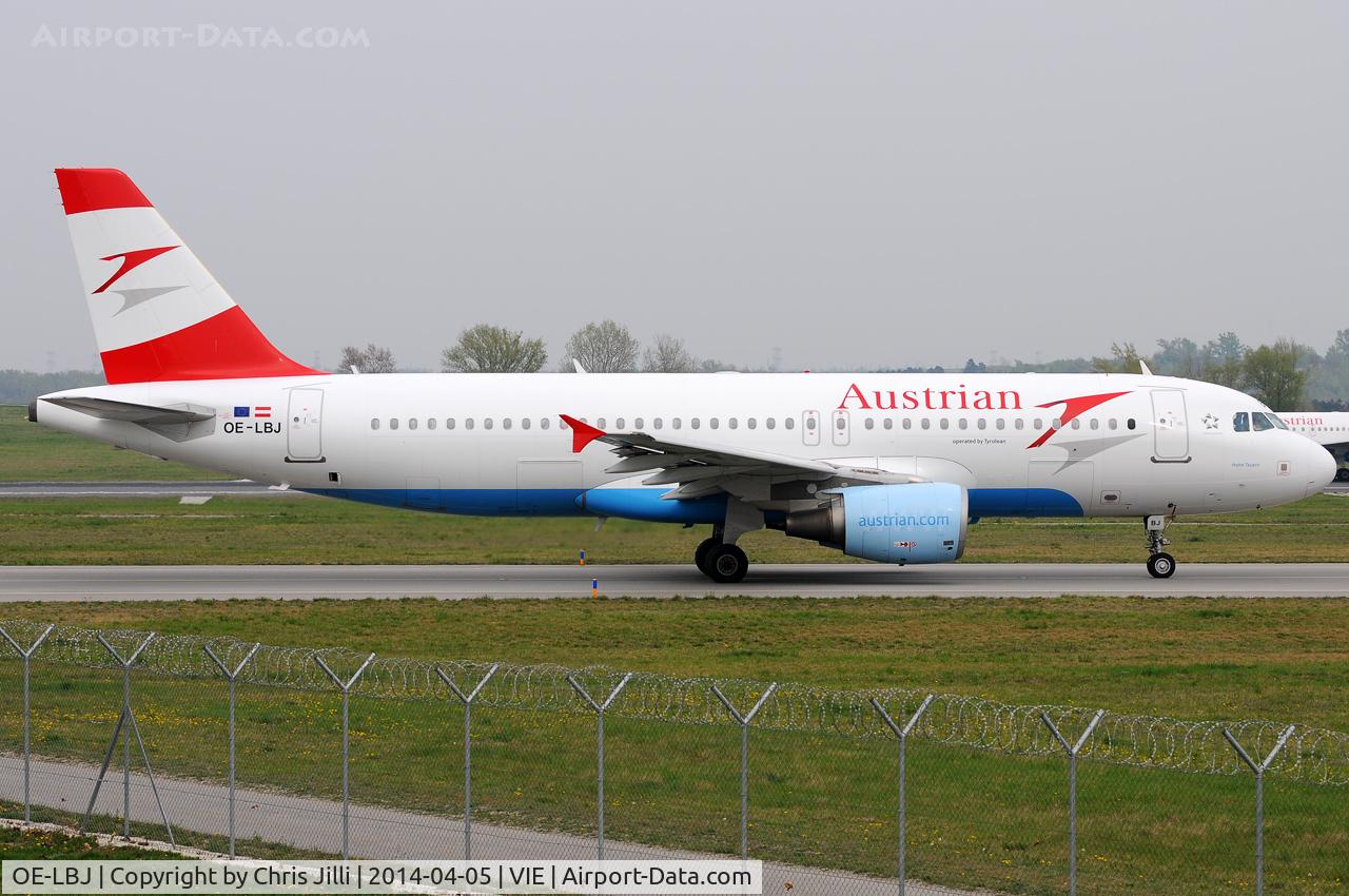 OE-LBJ, 2001 Airbus A320-214 C/N 1553, Austrian Airlines