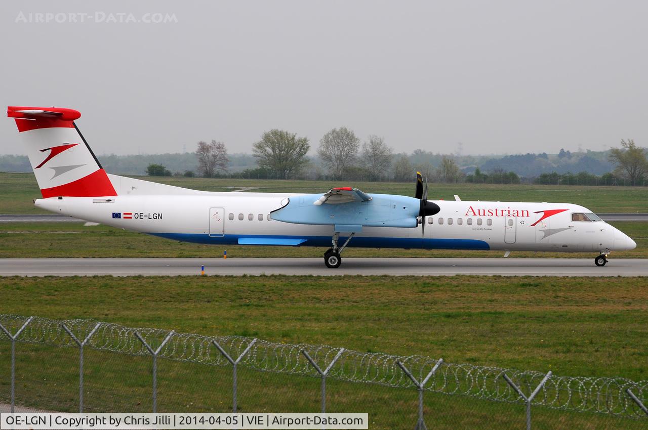 OE-LGN, 2010 De Havilland Canada DHC-8-402Q Dash 8 C/N 4326, Austrian Airlines