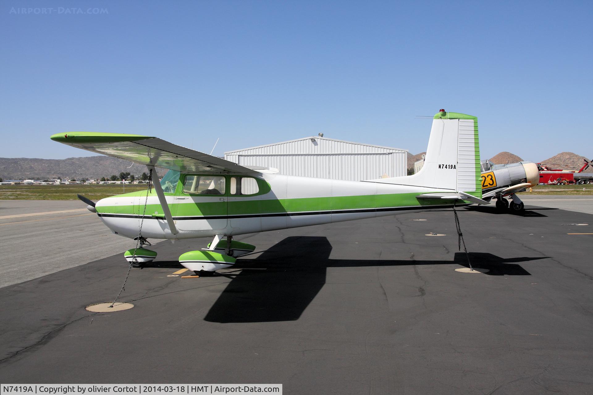 N7419A, 1957 Cessna 172 C/N 29519, sunny morning