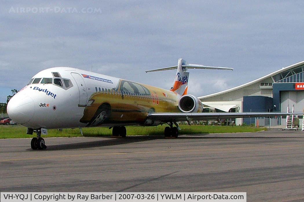 VH-YQJ, 2001 Boeing 717-231 C/N 55096, Boeing 717-231 [55096] (Jetstar Airways) Newcastle-RAAF Williamtown~VH 26/03/2007
