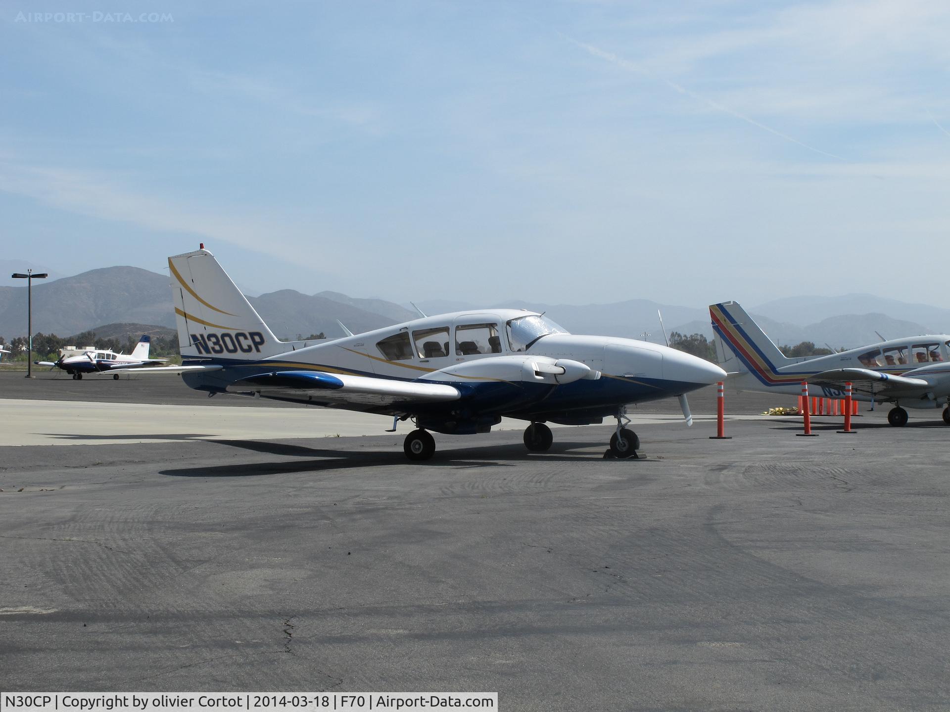 N30CP, 1973 Piper PA-23-250 C/N 27-7305022, French valley airport