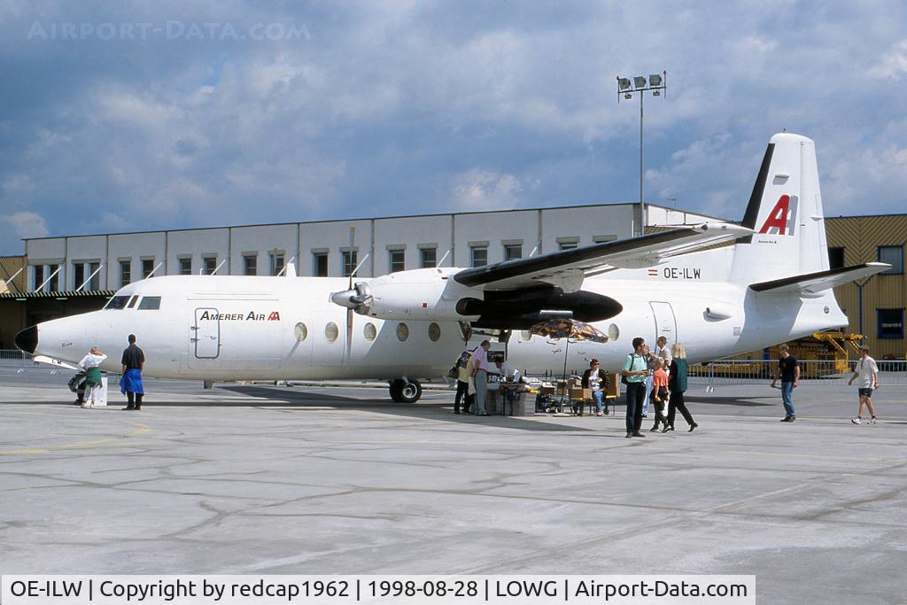 OE-ILW, 1985 Fokker F-27-500 Friendship C/N 10681, At Graz Airshow 1998
