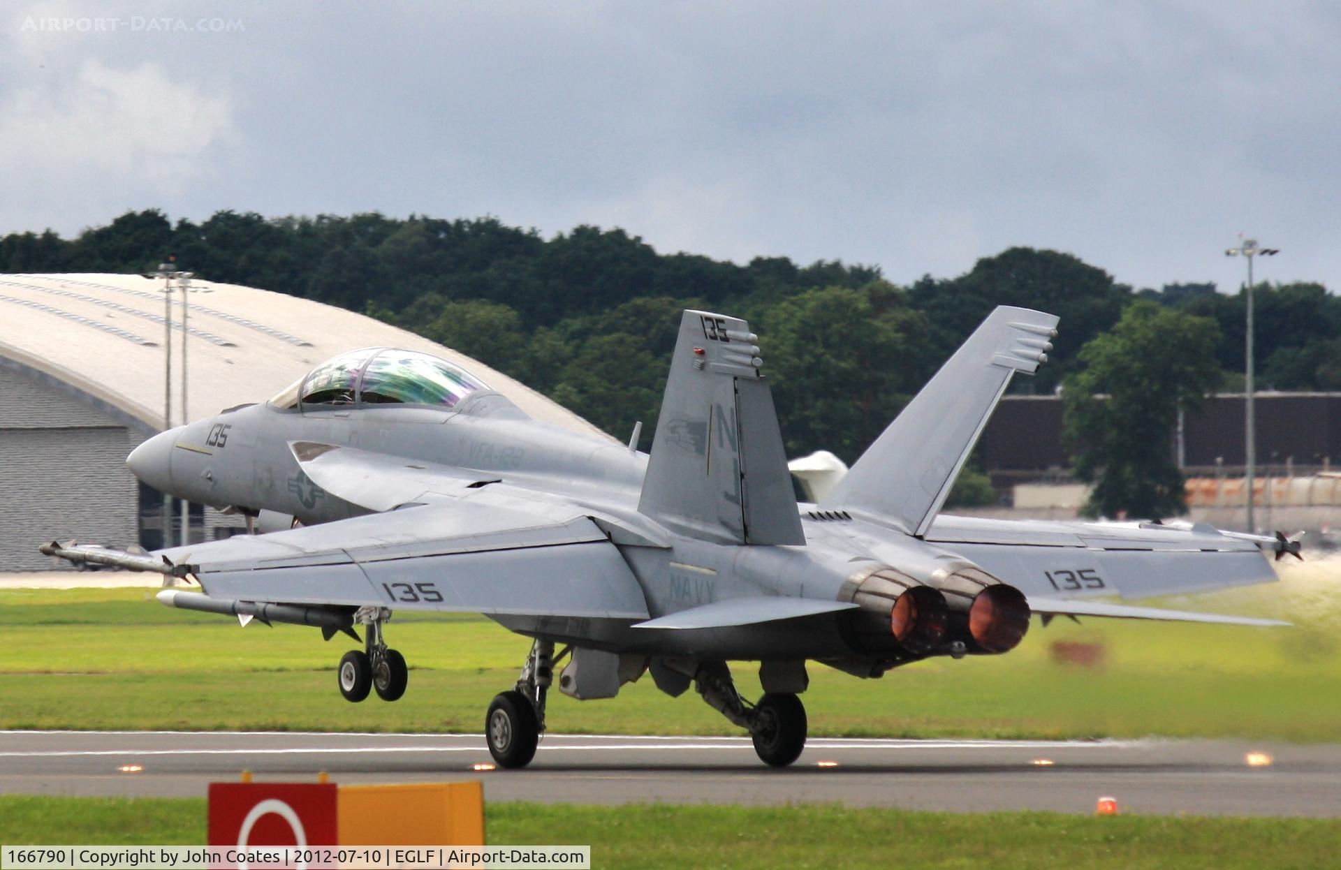 166790, Boeing F/A-18F Super Hornet C/N F-171, At FIA 2012