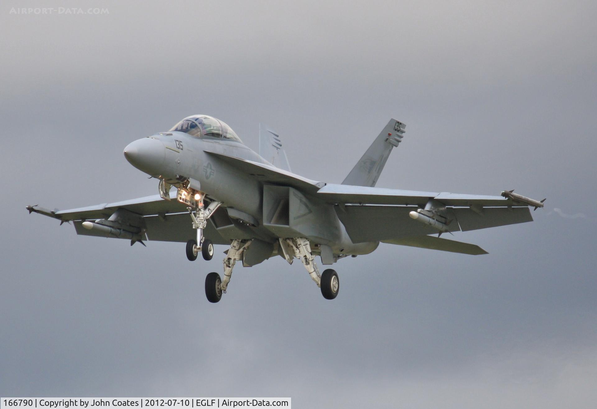 166790, Boeing F/A-18F Super Hornet C/N F-171, At FIA 2012
