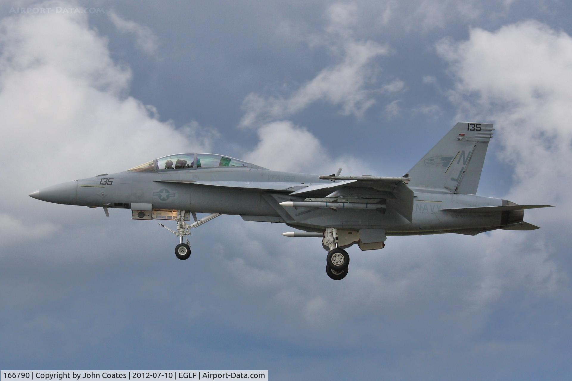 166790, Boeing F/A-18F Super Hornet C/N F-171, At FIA 2012
