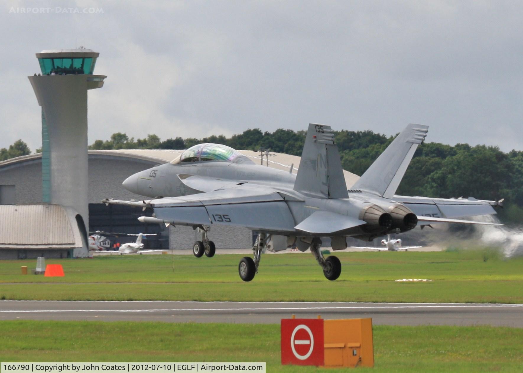 166790, Boeing F/A-18F Super Hornet C/N F-171, At FIA 2012