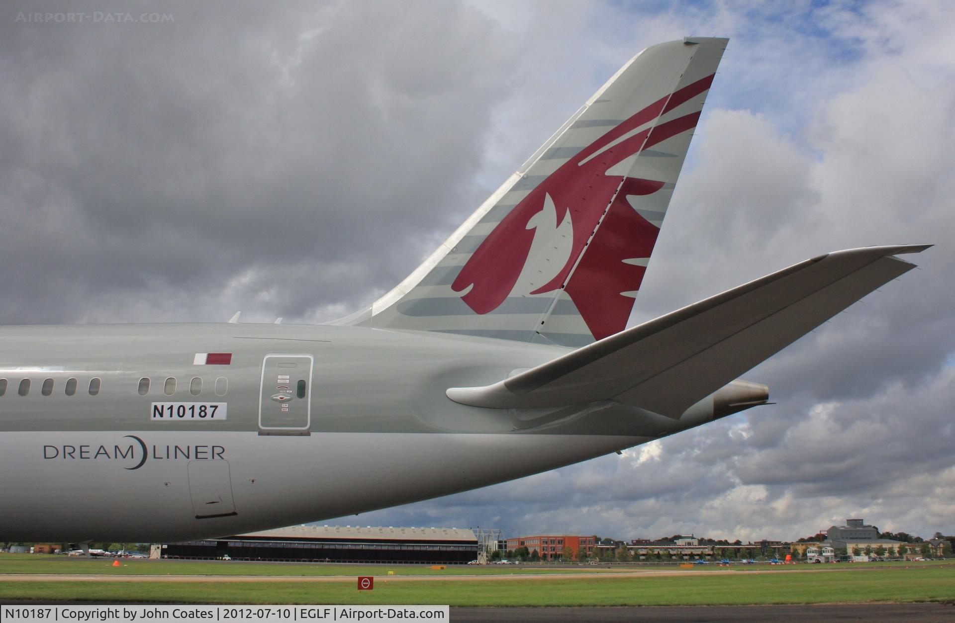 N10187, 2012 Boeing 787-8 Dreamliner Dreamliner C/N 38320, Close up at FIA 2012