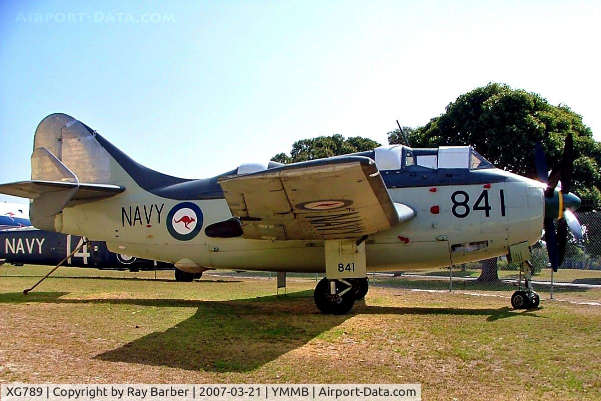 XG789, 1958 Fairey Gannet AS.4 C/N F9357, Fairey Gannet AS.4 [F.9357] (Royal Australian Navy) Moorabbin~VH 21/03/2007