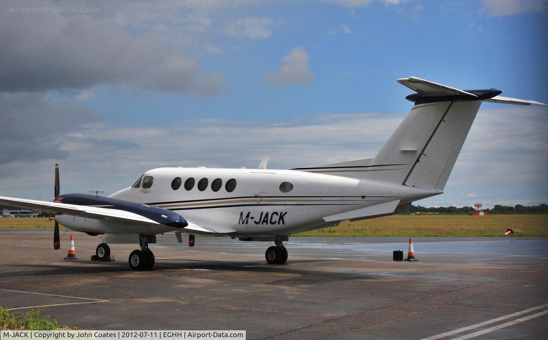 M-JACK, 2009 Hawker Beechcraft B200GT King Air C/N BY-94, At Sigs