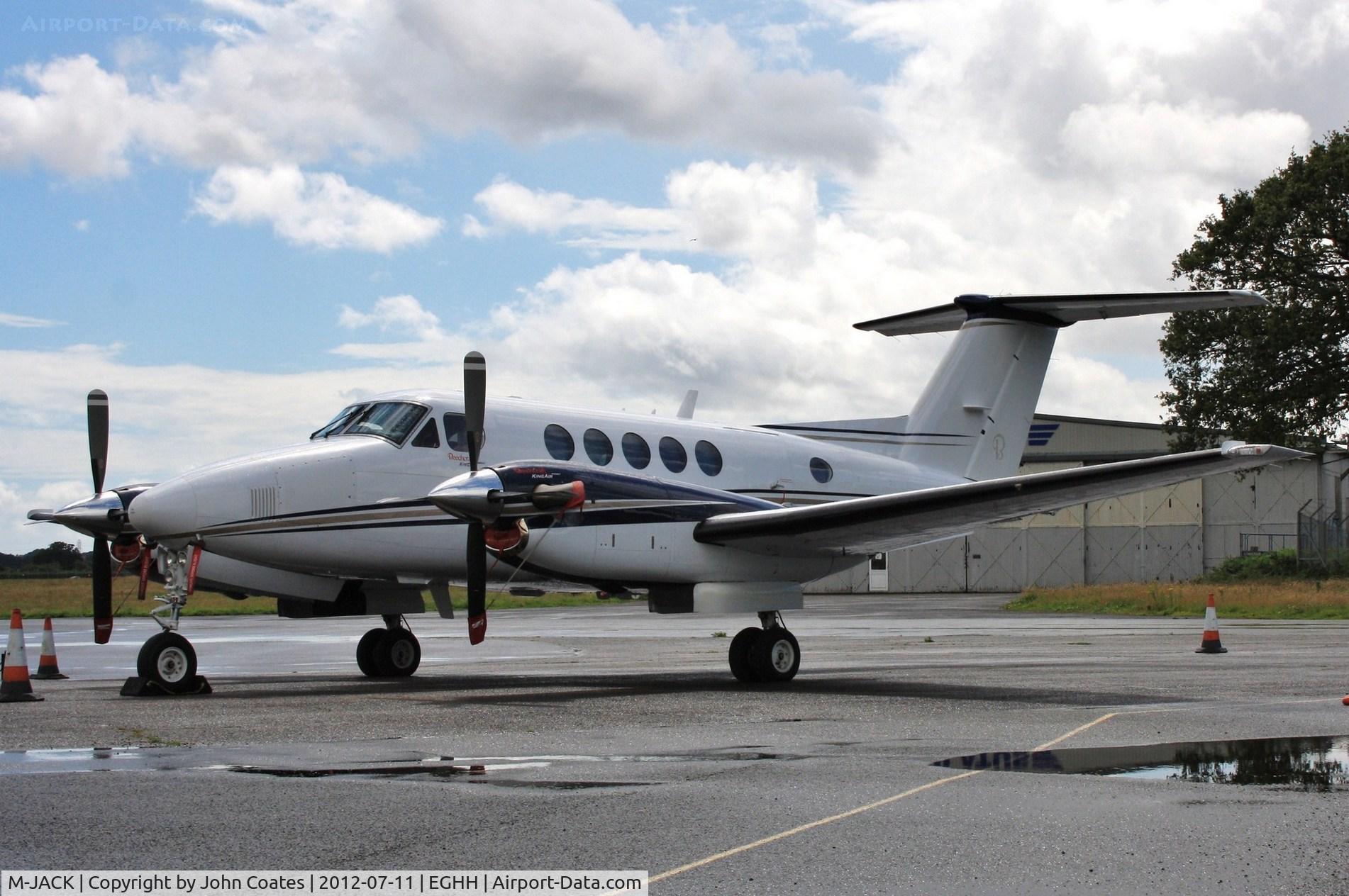 M-JACK, 2009 Hawker Beechcraft B200GT King Air C/N BY-94, At Sigs