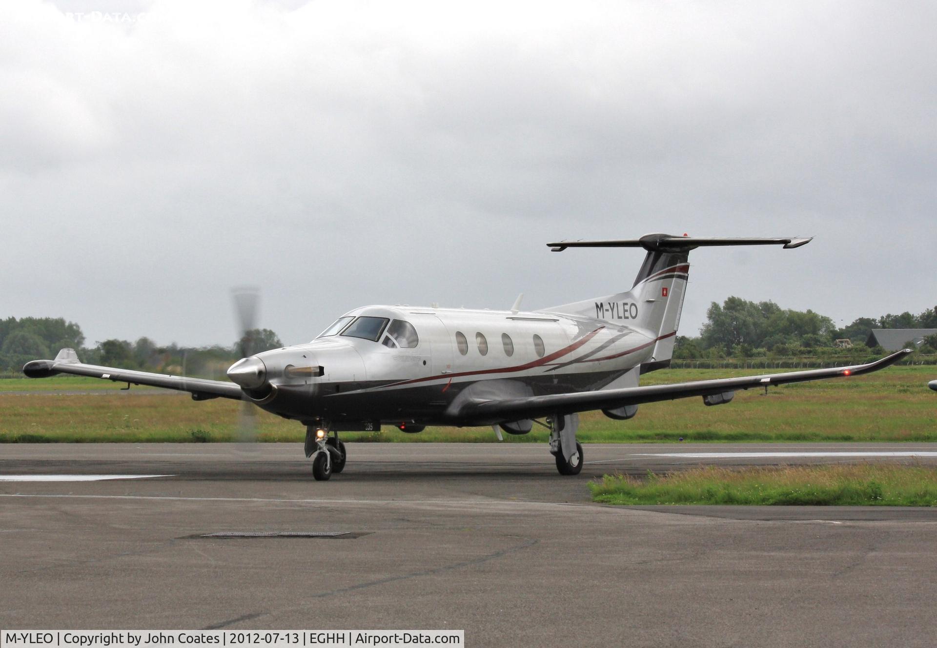 M-YLEO, 2010 Pilatus PC-12/47E C/N 1235, Arriving