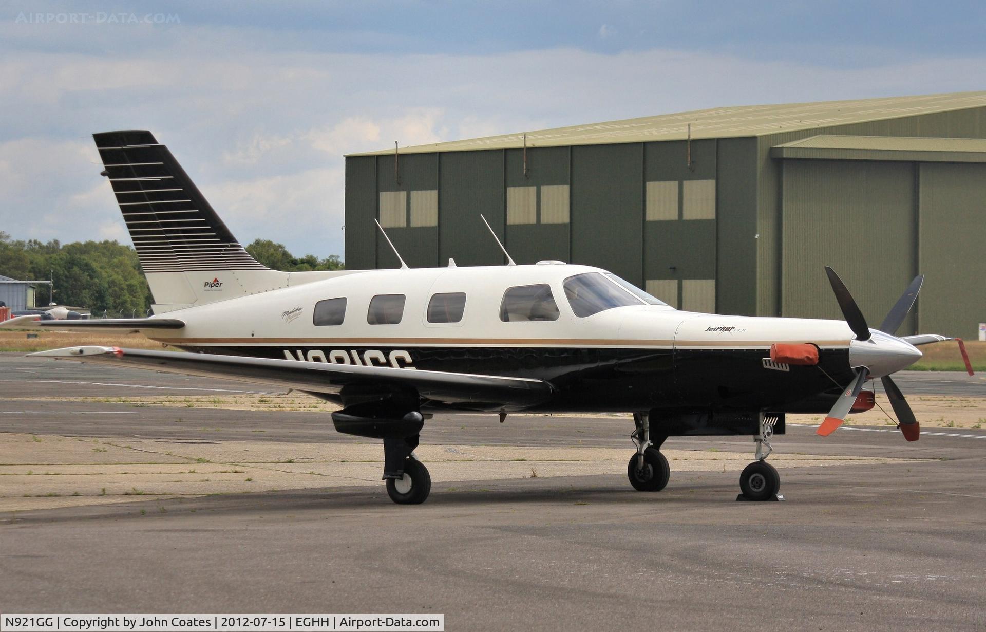 N921GG, 1998 Piper PA-46-350P Malibu Mirage C/N 4636136, At BHL
