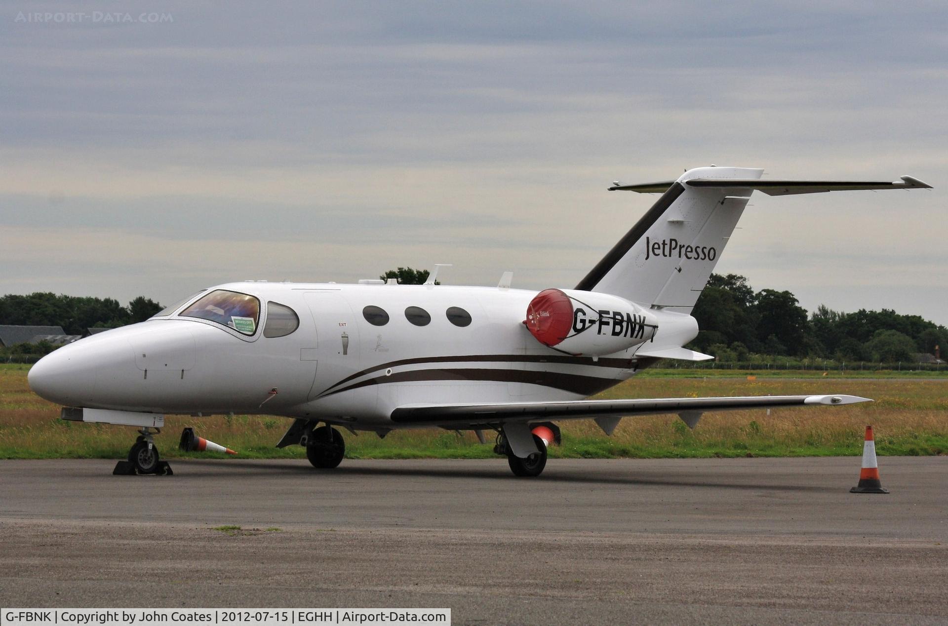 G-FBNK, 2008 Cessna 510 Citation Mustang Citation Mustang C/N 510-0067, At CSE