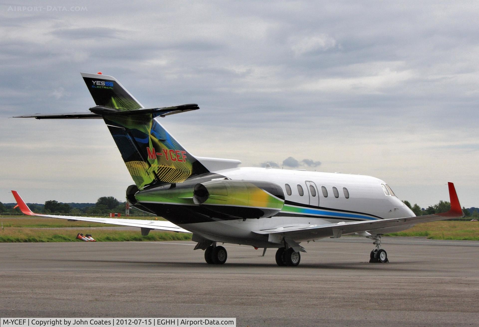 M-YCEF, 2005 Raytheon Hawker 800XPi C/N 258723, At Sigs