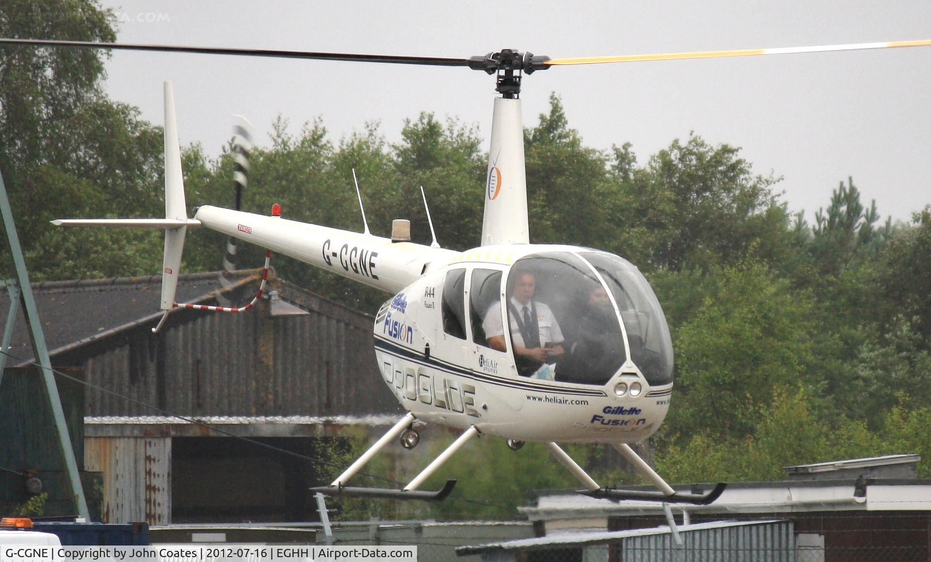 G-CGNE, 2010 Robinson R44 Raven II C/N 12952, At BHL