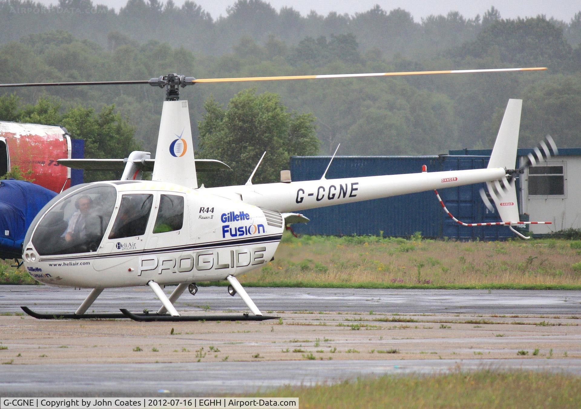 G-CGNE, 2010 Robinson R44 Raven II C/N 12952, At BHL