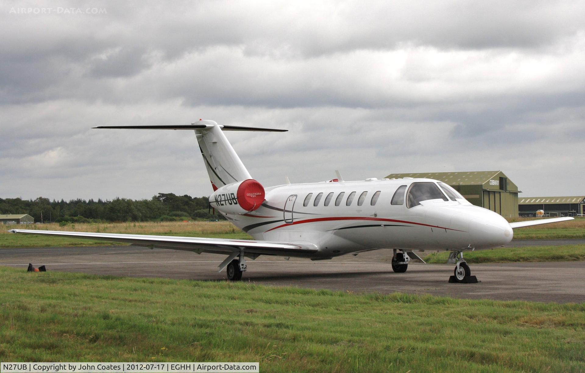 N27UB, 2008 Cessna 525B Citation CJ3 C/N 525B-0225, At CSE