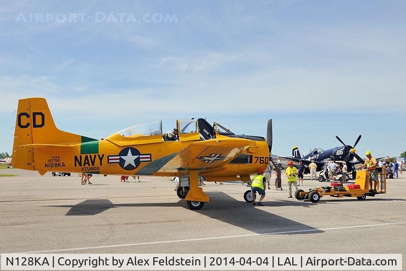 N128KA, 1958 North American T-28B Trojan C/N 200-123 (137760), Sun-N-Fun 2014