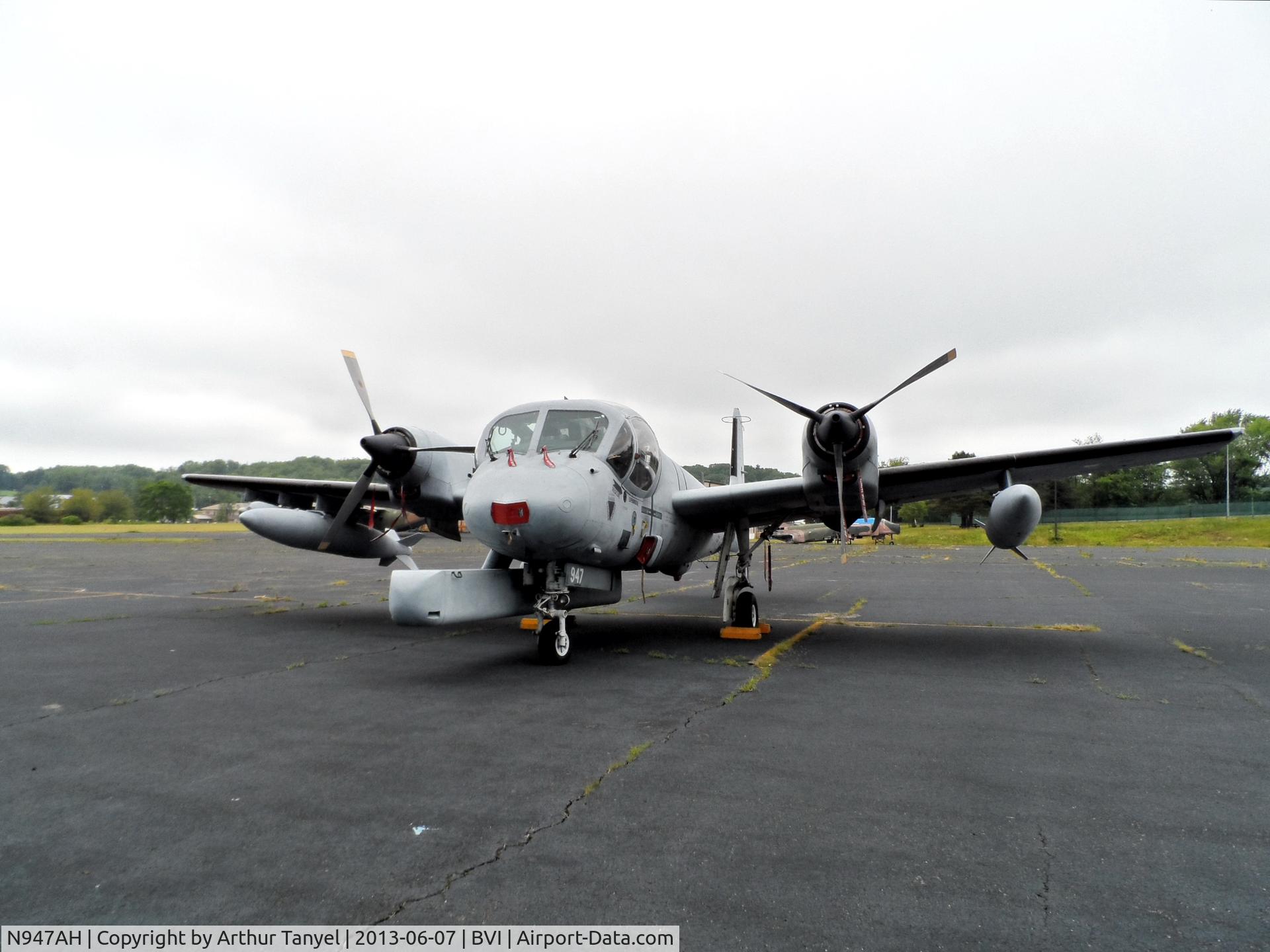 N947AH, 1968 Grumman OV-1D Mohawk C/N 151C, On display @ BVI Air Heritage Museum