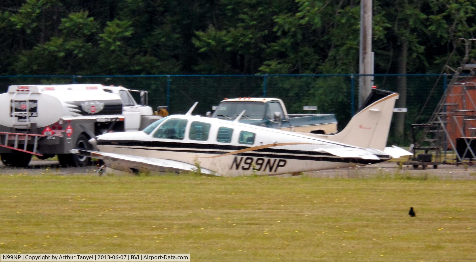 N99NP, 1976 Beech A36 Bonanza 36 C/N E-809, On tarmac @ BVI