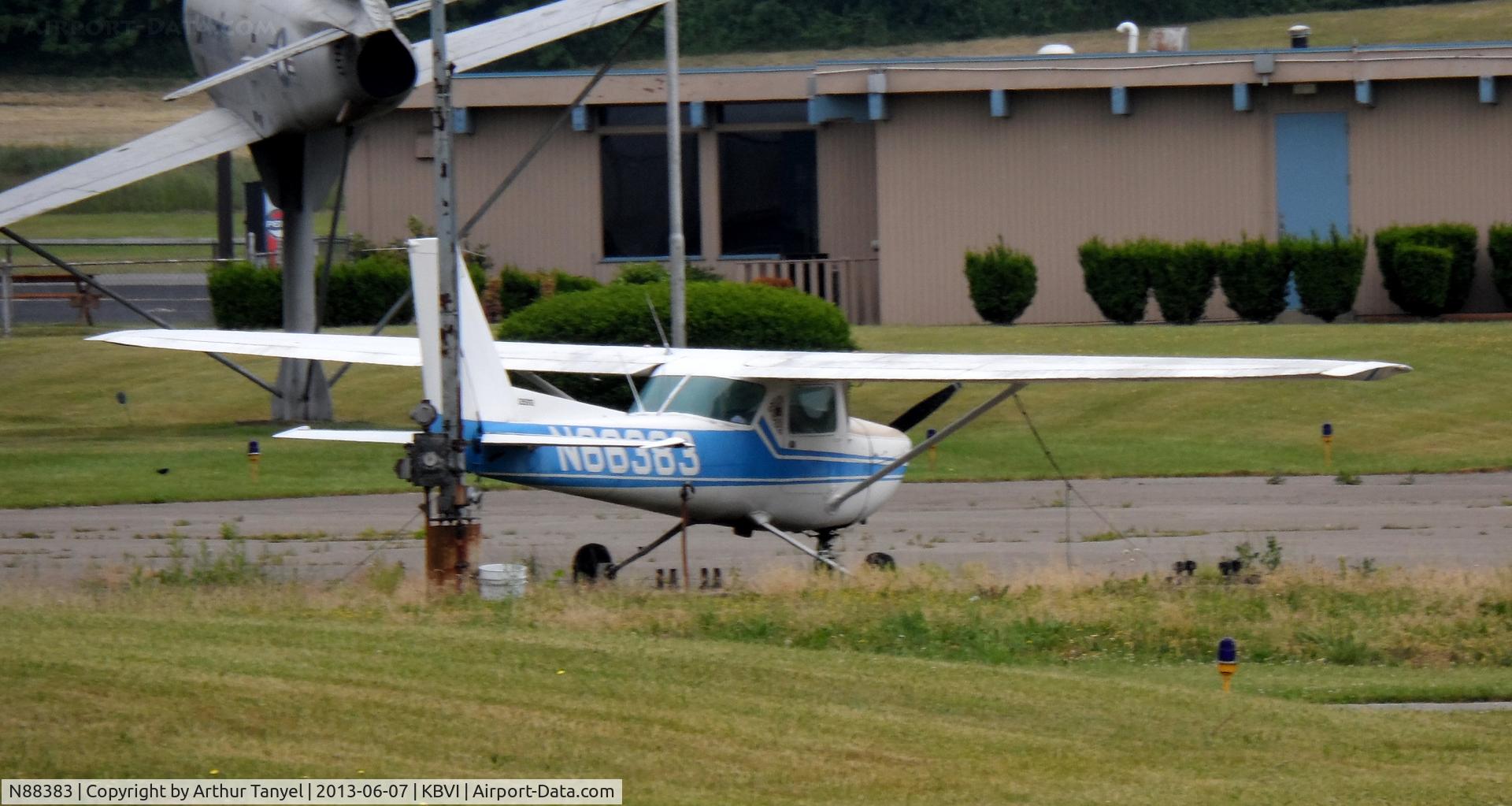 N88383, 1946 Piper J-3 Cub C/N 16001, On tarmac @ BVI