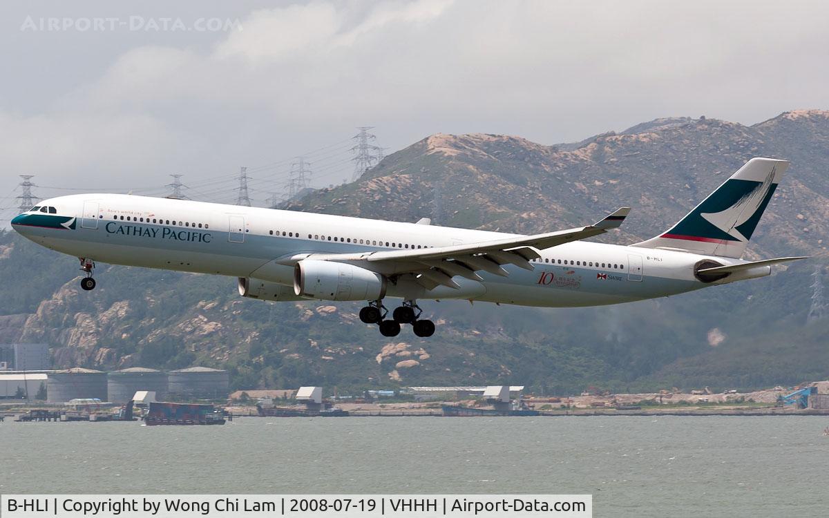 B-HLI, 1996 Airbus A330-342 C/N 155, Cathay Pacific