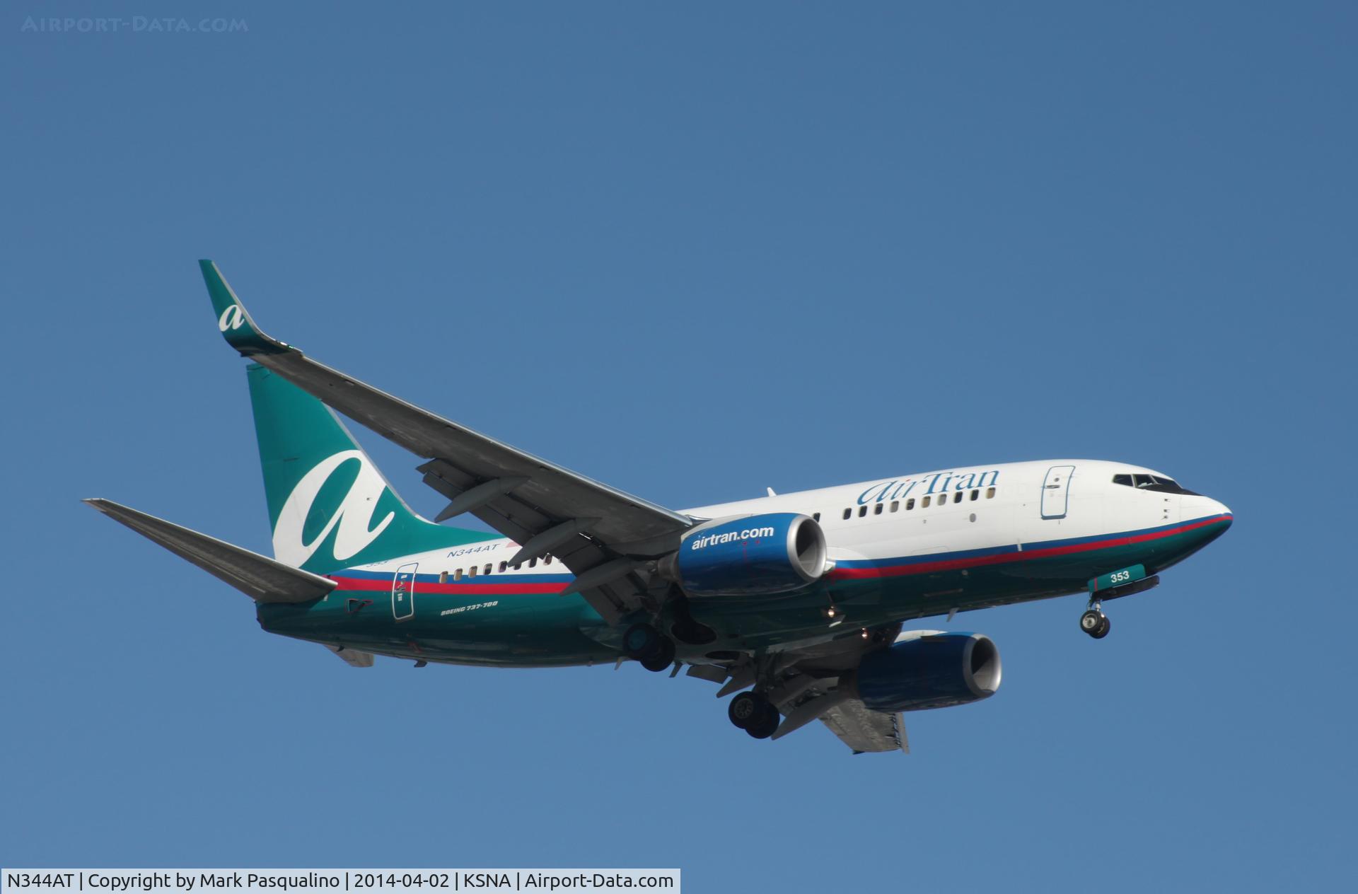 N344AT, 2008 Boeing 737-7BD C/N 36718, Boeing 737-700