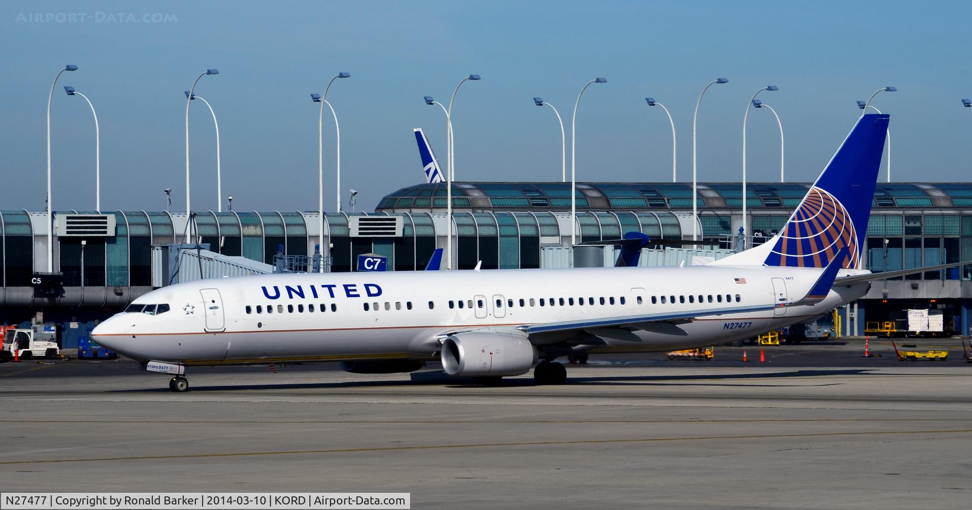 N27477, 2013 Boeing 737-924/ER C/N 31647, Taxi Chicago