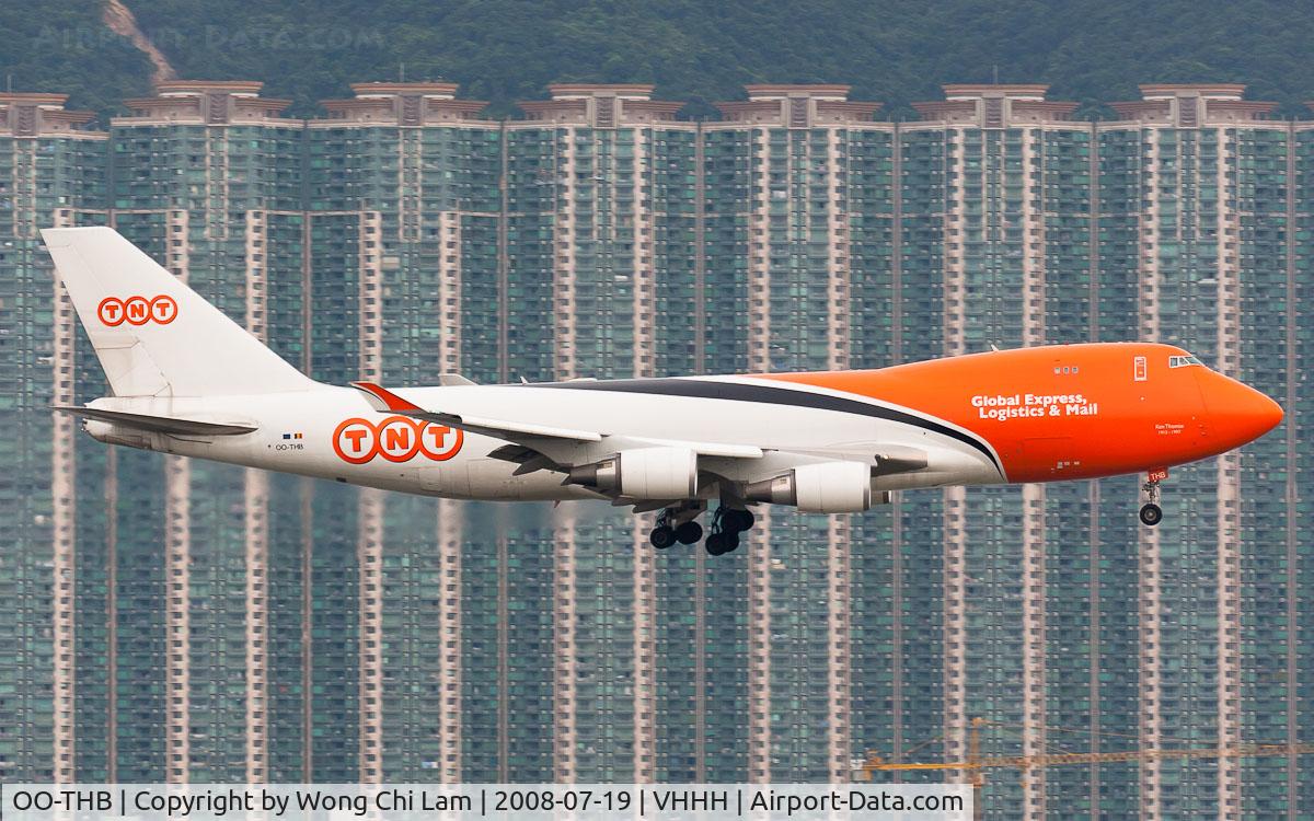 OO-THB, 2007 Boeing 747-4HAERF C/N 35234, TNT Cargo