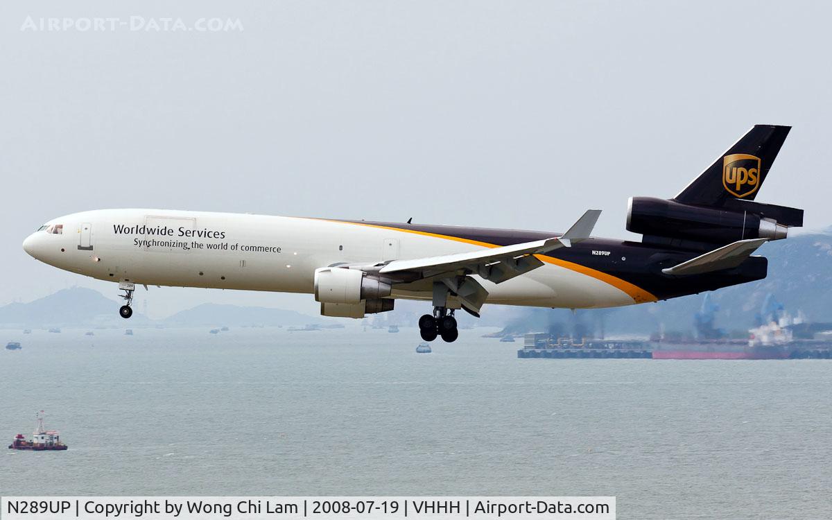 N289UP, 1992 McDonnell Douglas MD-11F C/N 48455, United Parcel Service