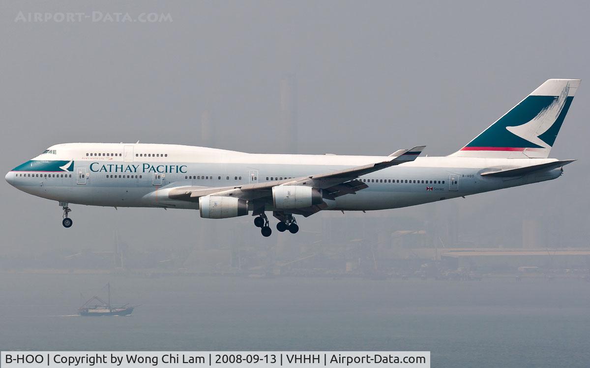 B-HOO, 1988 Boeing 747-467 C/N 23814, Cathay Pacific