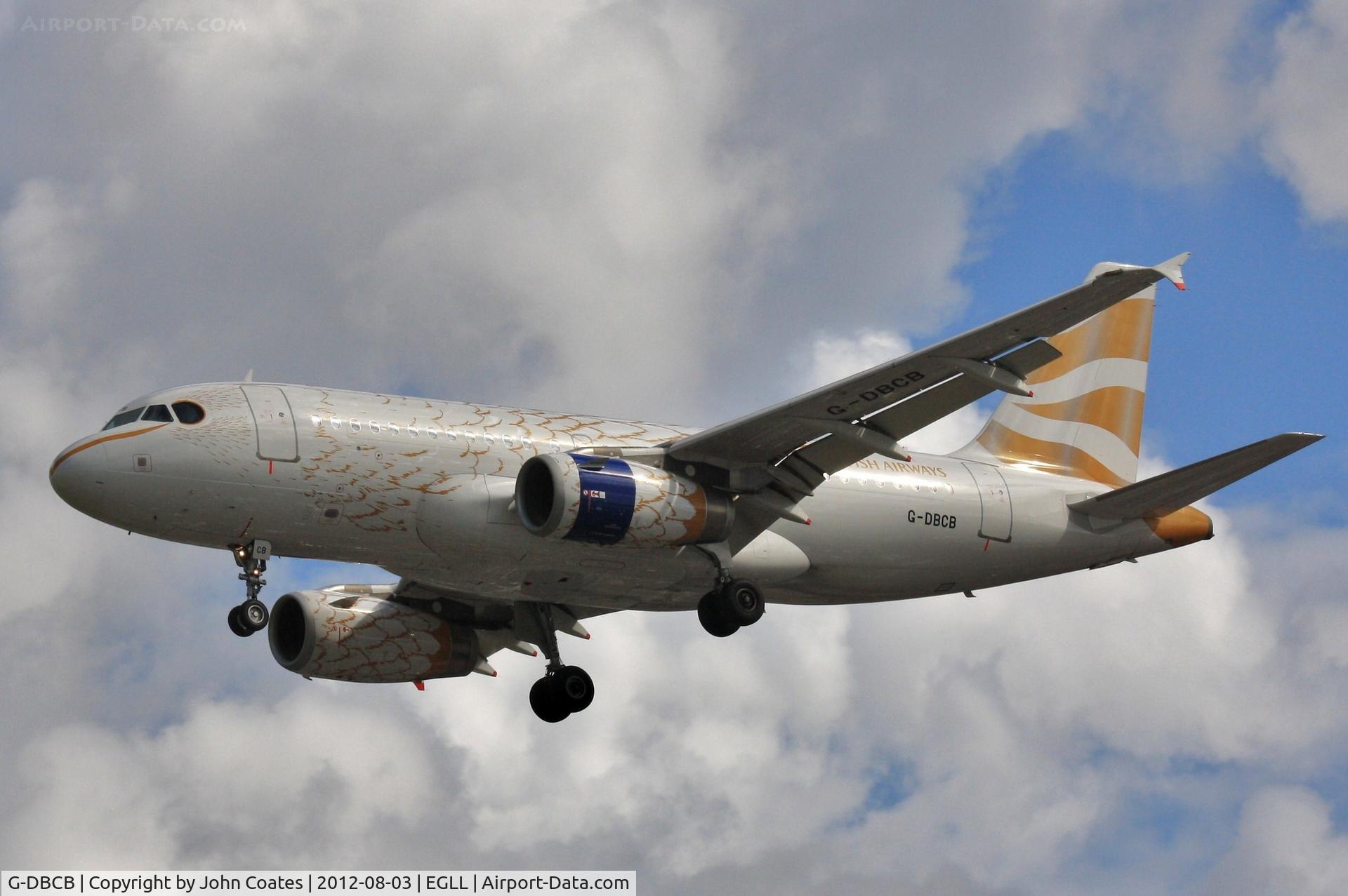 G-DBCB, 2004 Airbus A319-131 C/N 2188, Approach to 27R