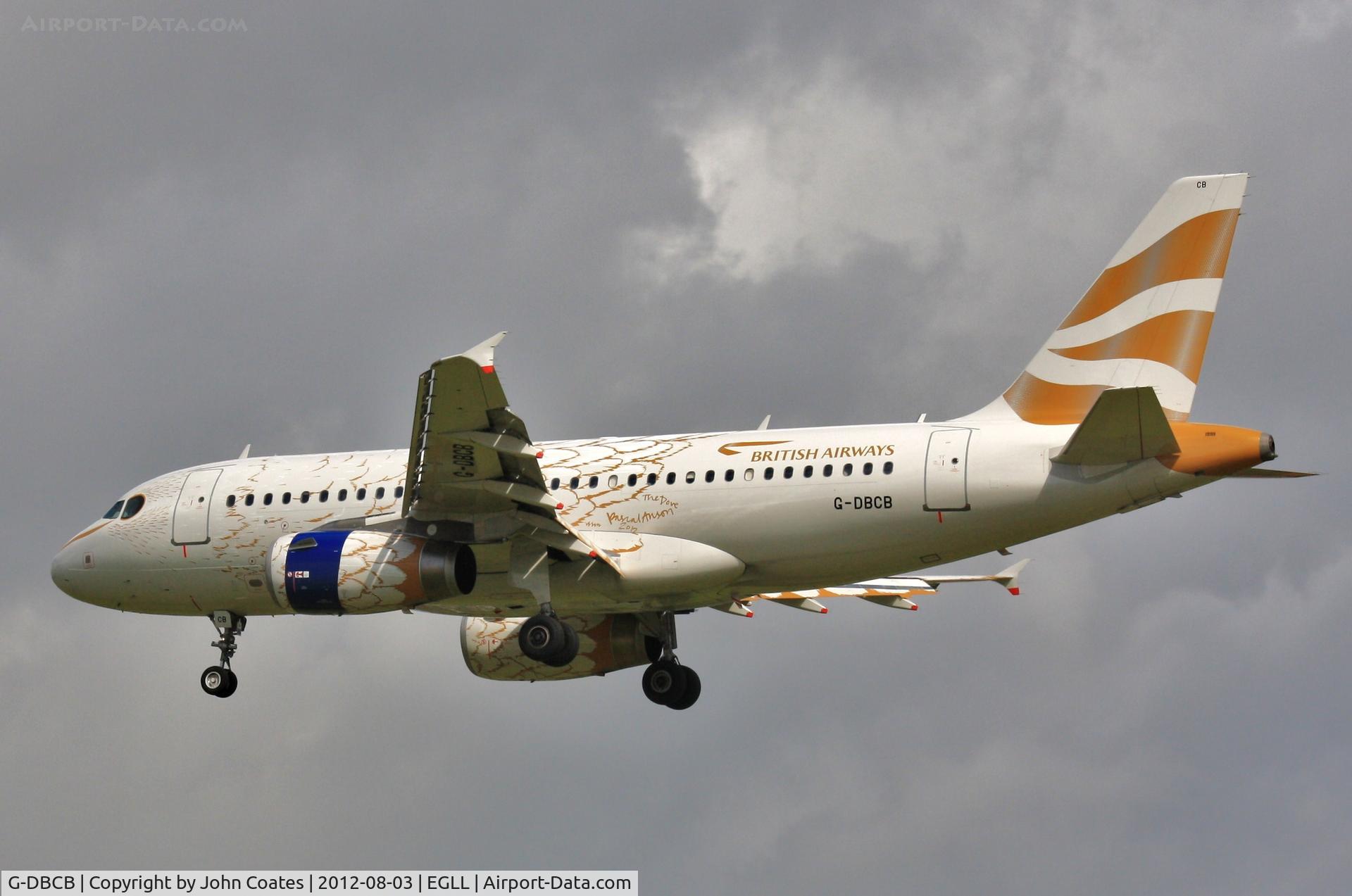 G-DBCB, 2004 Airbus A319-131 C/N 2188, Finals to 27R