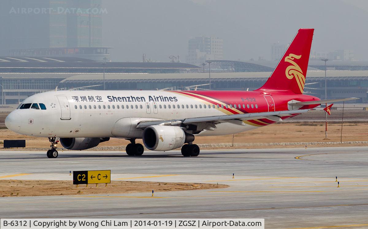 B-6312, 2007 Airbus A320-214 C/N 3131, Shenzhen Airlines